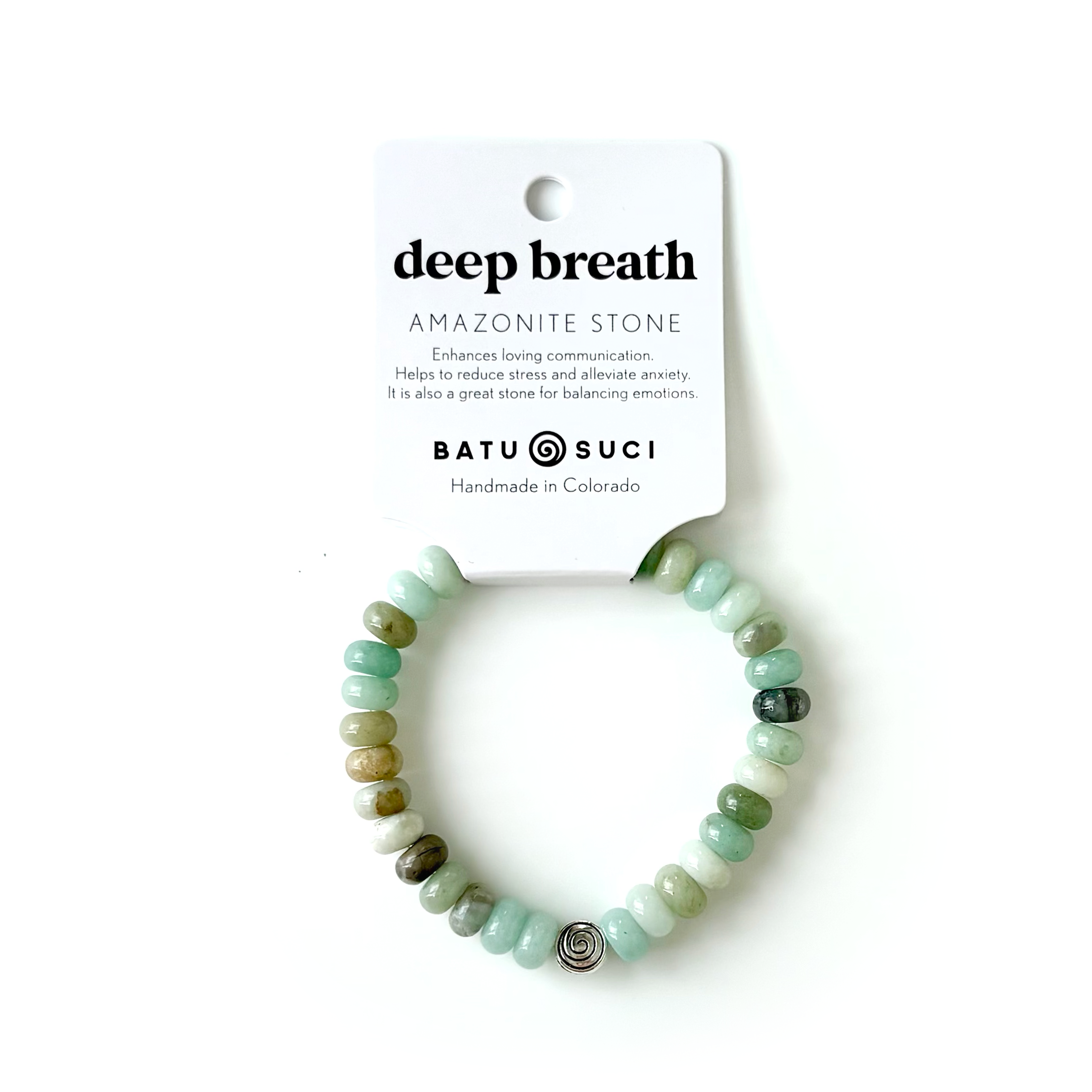 Deep Breath Rondelle Bracelet