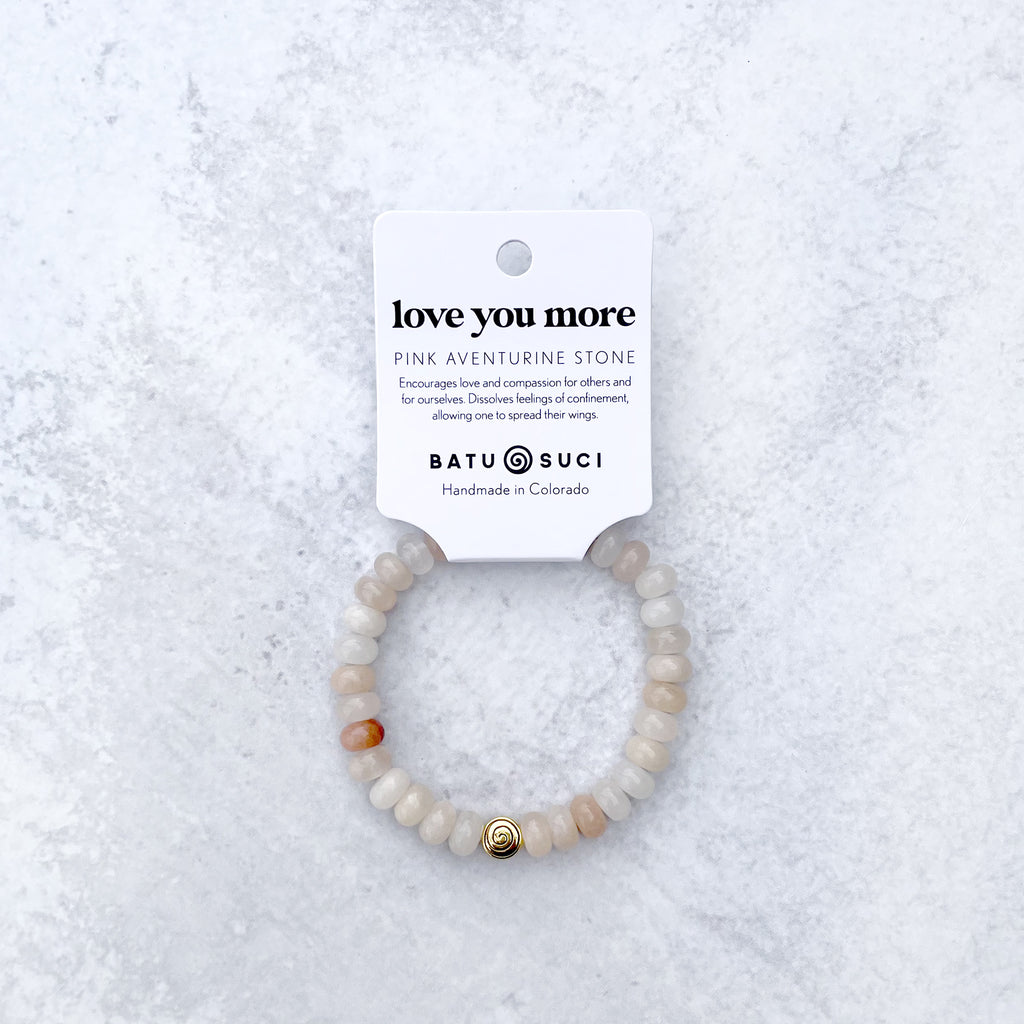Love You More Rondelle Bracelet